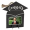 Congrats Grad Mortarboard Photo Frame Centerpiece 11.5" x 12"